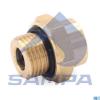 SAMPA 0962109 Штуцер М16/Т6 прямой латунь с уплотнителем New Line
