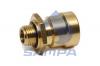 SAMPA 0962129 Штуцер М16/Т15 прямой латунь с уплотнителем New Line