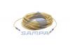 SAMPA 0964247 Трос тента таможенный 6 мм, 22 м с наконечниками