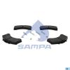 SAMPA 09660001 Набор, Тормозная колодка IVECO 240,6X124,6X25