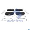 SAMPA 09660701 096.607-01_колодки дисковые с р/к\Omn RVI AE385.420