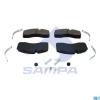 SAMPA 09661301 096.613-01_колодки дисковые с пластинами \BPW.MAN.M