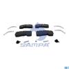 SAMPA 09661601 096.616-01_колодки дисковые 210x92.5x30.отв. датч.5