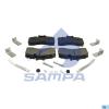 SAMPA 09694101 SA096.941-01_колодки дисковые! с р/к 29228 210.8x114.5x30\ BPW TSB4309