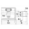 ZIKMAR Z87974R Шрус внутренний seat toledo iv (kg3) (12--&gt;), - l