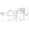 ZIKMAR Z88569R Шрус наружный ford transit 2.2tdci 12-15