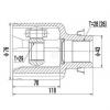 ZIKMAR Z88932R ШРУС ВНУТРЕННИЙ MAZDA 323 BJ (98--04), - R