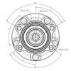 ZIKMAR Z89104R Ступица пер Nis 350Z Z33 02-, Infiniti G35 V35 02-