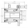 ZIKMAR Z89486R Ступица зад subaru forester 3, impreza, legacy 5, brz, toyota  gt 86
