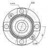 ZIKMAR Z89573R Ступица зад mazda 121, demio, abs