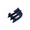NSP NSP085J0853665A9B9 Решетка бампера переднего левая SKODA Fabia (10-)