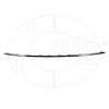 NSP NSP086RF853835A Молдинг бампера заднего центральный VOLKSWAGEN Polo V sedan (15-20) (хром)