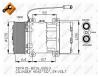 NRF 32709 Компрессор кондиционера RVI Midlum DXI, Volvo FL (Easy Fit)