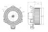 NRF 34298 Вентилятор отопителя Honda CR-V (06-)/Accord (08-)/Toyota Land Cruiser Prado (02-)