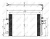 NRF 350087 Конденсатор, кондиционер