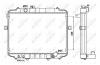 NRF 53034 Радиатор системы охлаждения HYUNDAI H100 2.5D 96-