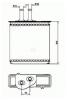 NRF 53204 53204_радиатор печки!\ Fiat Punto/Barchetta 1.1-1.7TD93&gt;