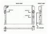 NRF 53422 Радиатор, охлаждение двигател