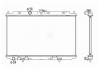 NRF 53435 Радиатор, охлаждение двигателя