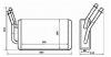 NRF 54230 Радиатор отопителя: Transit/00-06/1.8/2.0/2.4