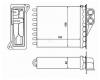 NRF 54236 Теплообменник, отопление салона