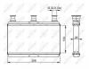 NRF 54311 Теплообменник, отопление салона