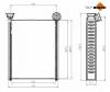NRF 54423 Радиатор отопителя Renault Kadjar 2015-