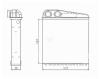 NRF 58211 Теплообменник, отопление салона