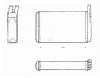 NRF 58614 Теплообменник, отопление салона
