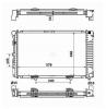 NRF 58925 Радиатор системы охлаждения MERCEDES-BENZ: 190 (W201) 2.0 (201.022)/2.0 (201.023)/D 2.0 (201.122)/E 