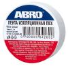 ABRO ET9121810WHTRW ET-912-18-10-WHT-RW_изолента! пвх белая 18ммx9.1м ABRO\