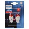 PHILIPS 11066U30RB2 Комплект светодиодных ламп LED red W21/5W W3x16q 12В/0,8/1,75Вт B2 (2шт)