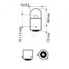 PHILIPS 12093NACP Лампа RY10W 12093 NA 12V CP (10) STANDARD 12093NACP