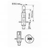 PHILIPS 12258VPS2 Лампа H1 12V 55W VisionPlus Комплект 2шт