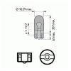 PHILIPS 12396NACP Лампа оранжевая WY5W 12V 5W W2.1X9.5d