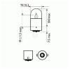 PHILIPS 12821LLECOB2 лампаR5W 12821 LLECO 12V B2