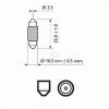 PHILIPS 12854CP Лампа накаливания, внутренее освещение; Лампа накаливания, фонарь освещения багажника; Лампа, лампа чтения