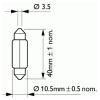 PHILIPS 12866B2 Лампа накаливания, фонарь освещения номерного знака; Лампа накаливания, задний гарабитный огонь; Лампа накаливания, внутренее освещение; Лампа накаливания, фонарь установленный в двери; Лампа накаливания, фонарь освещения багажника; Лампа накаливания, подкапотная лампа; Лампа, освещение ящика для перчаток; Лампа, лампа чтения