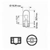 PHILIPS 12961CP Лампа W5W 12V 5W