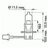 PHILIPS 13336MDC1 лампа/ (H3) 24V 70W PK22s галогенная стандарт в блистере MasterLife