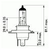 PHILIPS 13342MDC1 Лампа H4 24V 75/70W