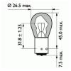 PHILIPS 13496MLCP PY21W MasterLife 24V (21W) Лампа  min10