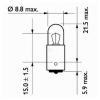 PHILIPS 13929MLCP Лампа T4W 13929 ML 24V CP (10) MASTERLIFE 13929MLCP