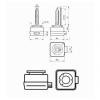 PHILIPS 85415SYC1 Лампа газоразрядная D1S 85V 35W D1S Xenon Longerlife 1шт
