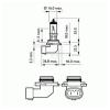 PHILIPS 9006PRB1 Лампа HB4 12V 51W Vision +30%