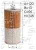S&amp;K GMBH SK581001501 Фильтр масляный [H=248 D1=120 D2=56]
