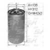 S&amp;K GMBH SK581002201 SK-5810022-01_ФИЛЬТР МАСЛЯНЫЙ (H 308 D 136 M42X2)