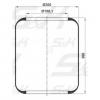 S&amp;K GMBH SK66201PL Premium Line Пневмоподушка (резина) [цил.360-300-198.1/198.1][Гарантия 3 года]