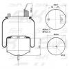 S&amp;K GMBH SK7804K01PL Premium Line Пневмоподушка со стаканом (металл 1шп.M14) [1шп-шт.M16/24смещ.80+кроншт.4отв.][Гарантия