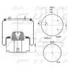 S&amp;K GMBH SK83606K01PL Premium Line Пневмоподушка со стаканом ( металл 1отв.M16 ) [с отбойн. 836MBK6 3шп.M10 1отв-шт.M16 По